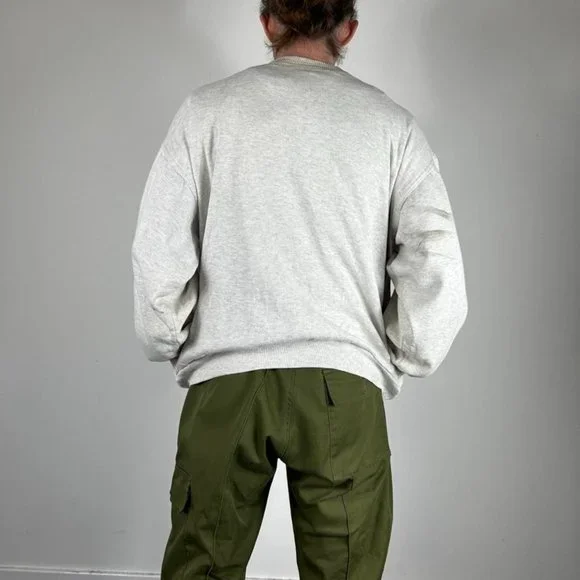 Vintage Australia Melbourne White Long Sleeved Sweatshirt Size Mens L - Picture 3 of 3